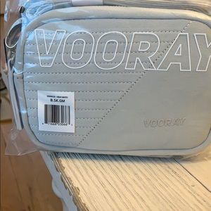 Vooray sidekick gray moto crossbody bag